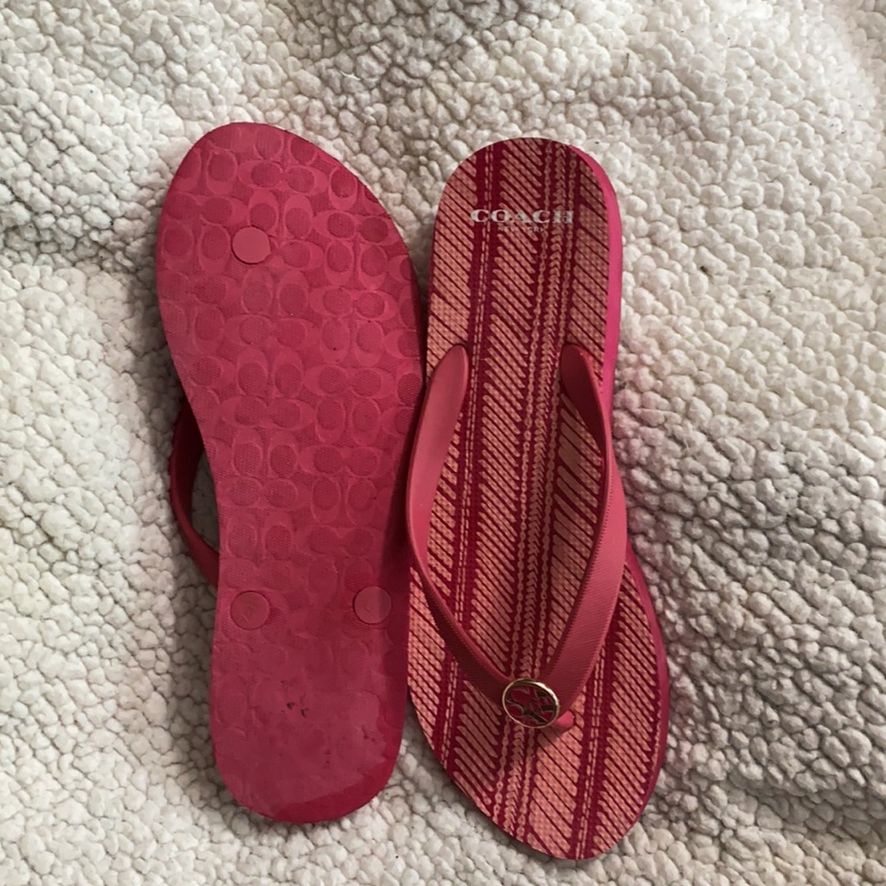 Coach flip flops - Picture 2 of 2